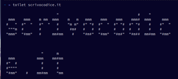 Toilet comando semplice senza personalizzazioni