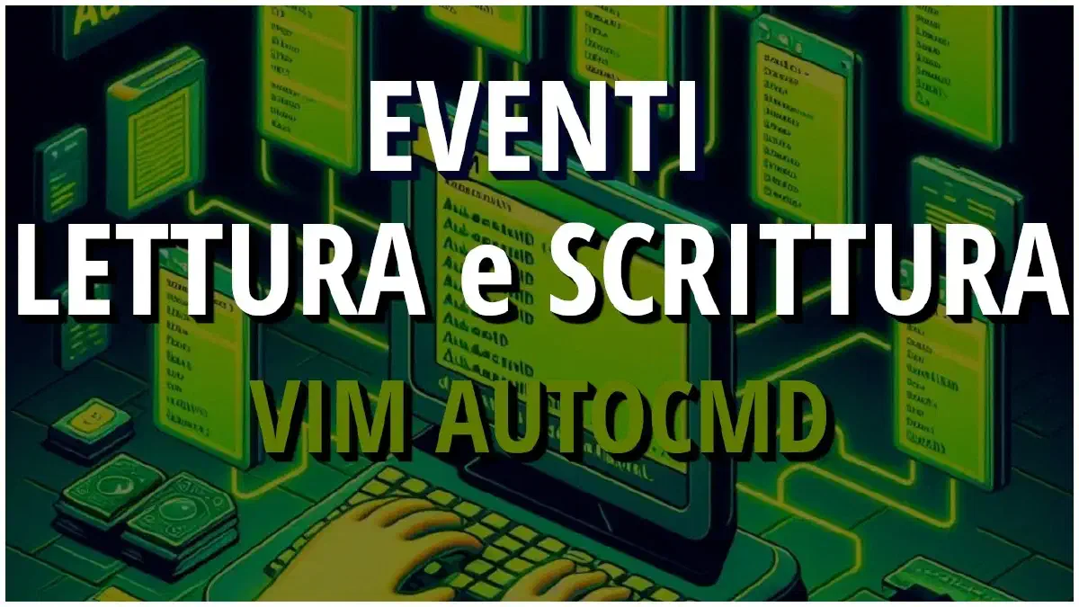 Guida Completa agli Eventi di Lettura e Scrittura con autocmd in Vim