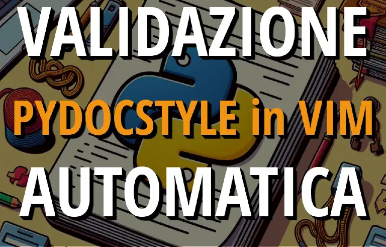 Come Configurare pydocstyle in Vim per Validare le Docstring Python