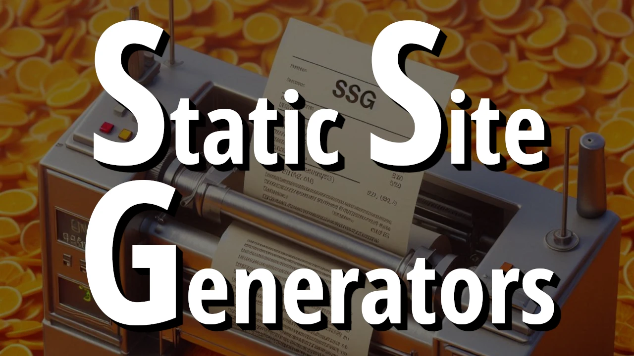 Introduzione ai Static Site Generators: Storia, Vantaggi e Differenze con i Siti Dinamici