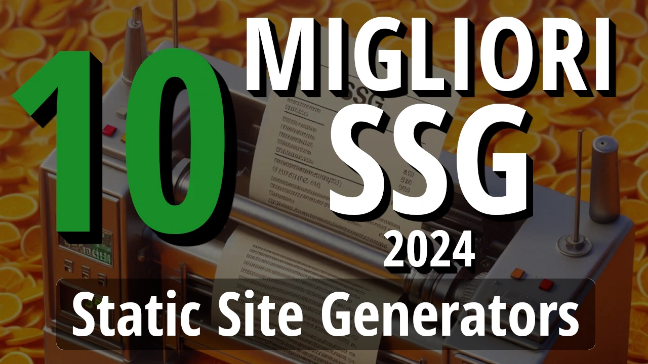 I 10 Migliori Generatori di Siti Statici nel 2024: Scegli il Tuo Strumento Ideale