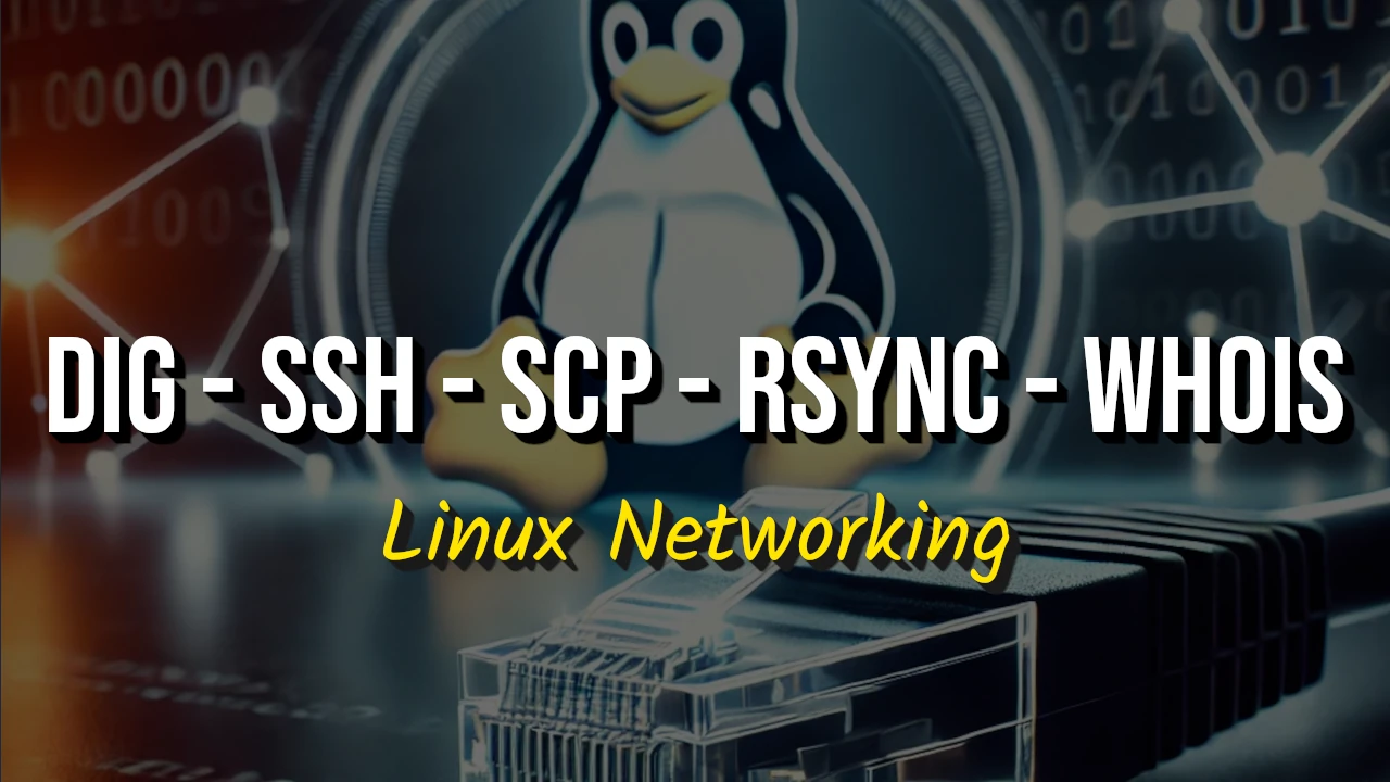 5 Comandi di Networking Su Linux: dig/nslookup, whois, ssh, scp, rsync