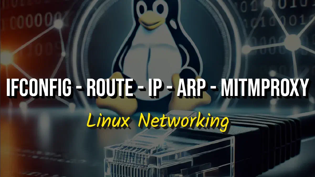 Comandi di Rete in Linux: ifconfig, route, ip, arp e mitmproxy