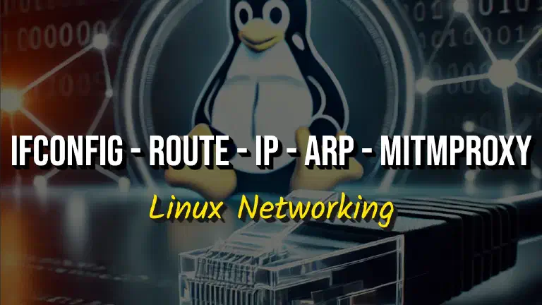 Comandi di Rete in Linux: ifconfig, route, ip, arp e mitmproxy