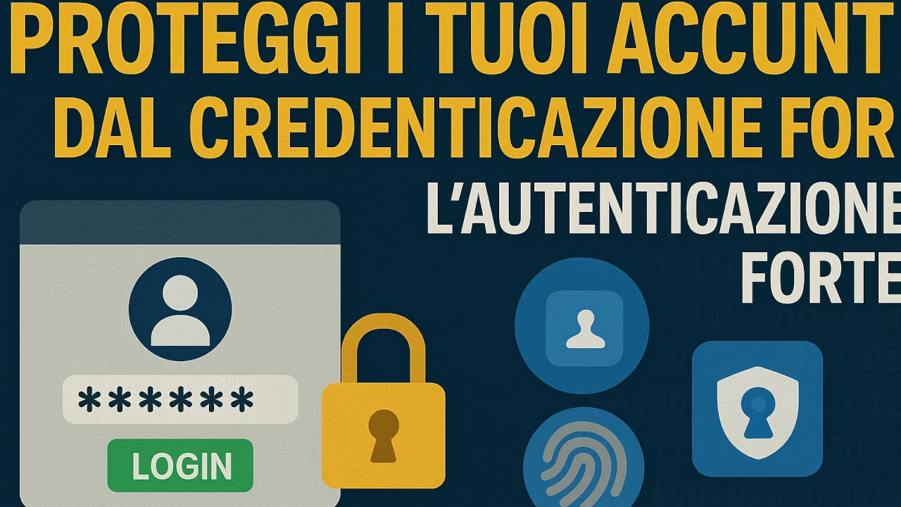 Proteggi i tuoi account dal Credential Stuffing con l’autenticazione forte