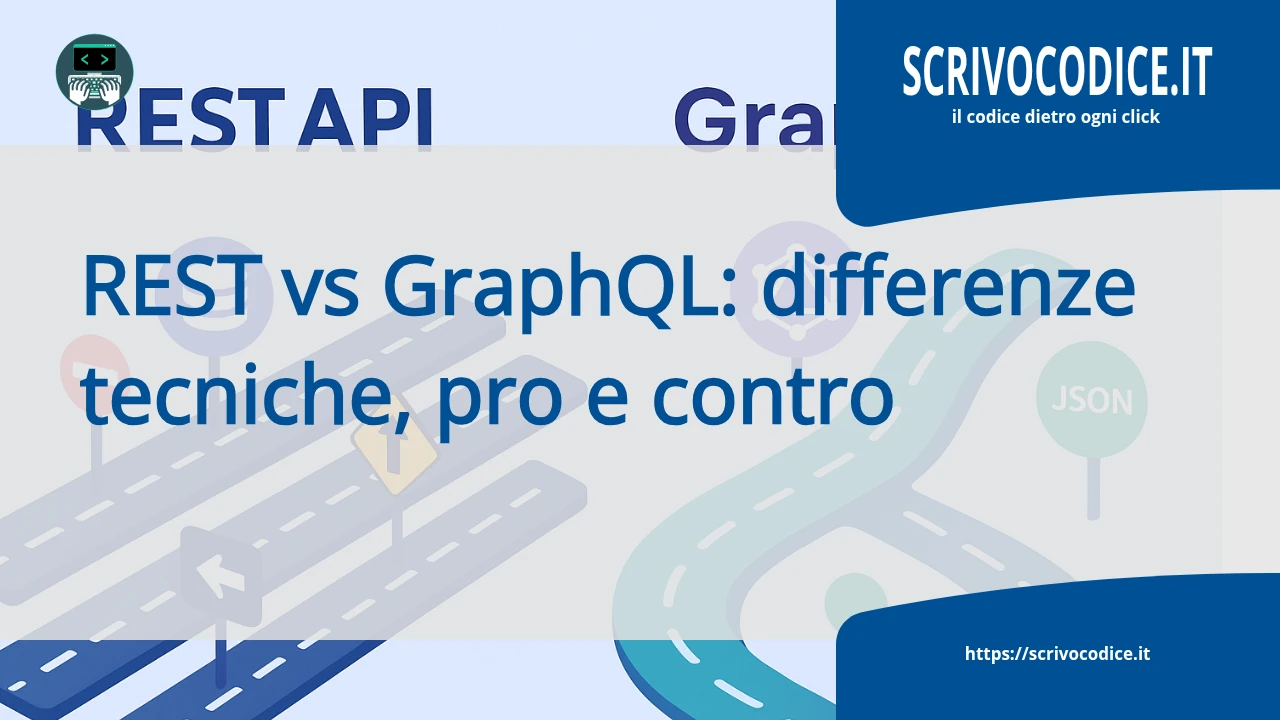 REST vs GraphQL: differenze tecniche, pro e contro
