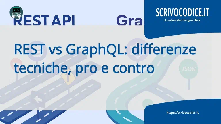 REST vs GraphQL: differenze tecniche, pro e contro
