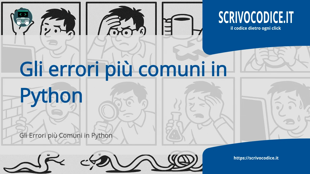 I 10 errori più comuni in Python