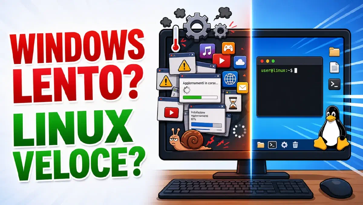 Perché alcuni sistemi rallentano col tempo: Linux, Windows e manutenzione reale