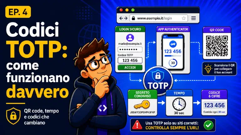 Come funzionano i codici TOTP: il codice che cambia ogni 30 secondi