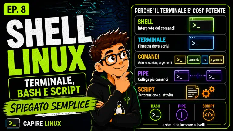 Shell Linux spiegata semplice: perché il terminale è così potente