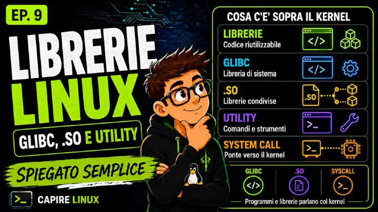 Librerie Linux, glibc e file .so: cosa c’è sopra il kernel