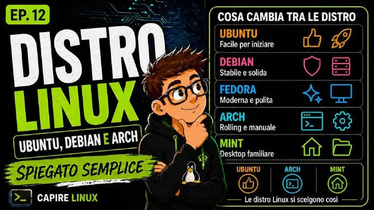 Distribuzioni Linux spiegate: Ubuntu, Debian, Fedora, Arch e Mint a confronto