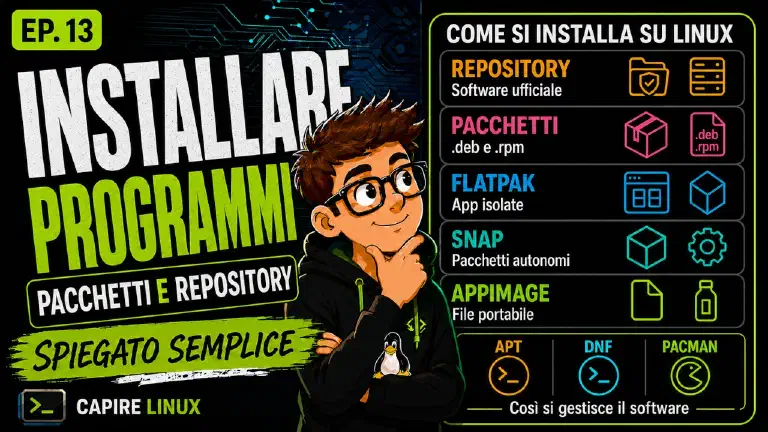 Come installare programmi su Linux: repository, pacchetti e package manager