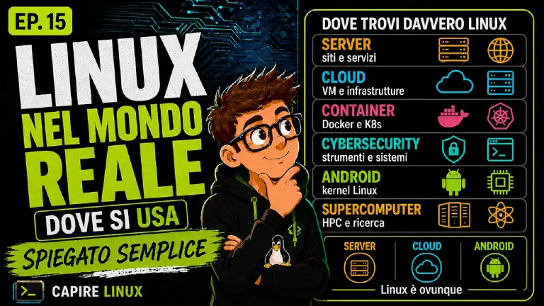 Linux nel mondo reale: server, cloud, Android e supercomputer