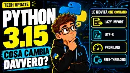 Python 3.15: cosa cambia davvero per chi programma