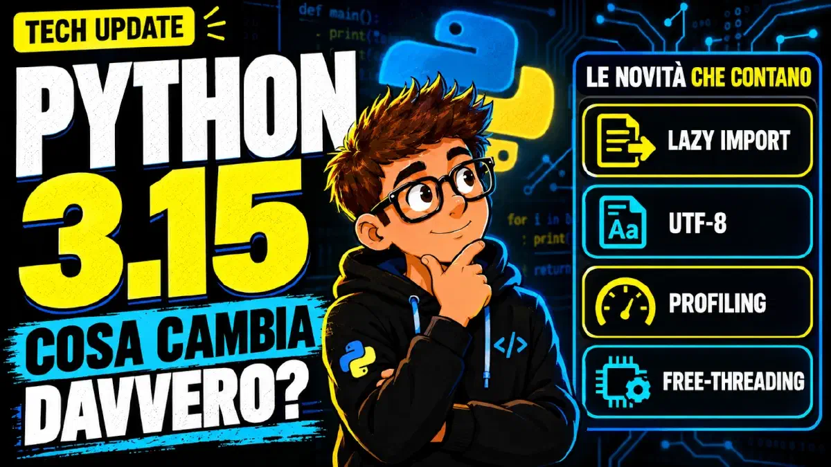 Python 3.15: cosa cambia davvero per chi programma