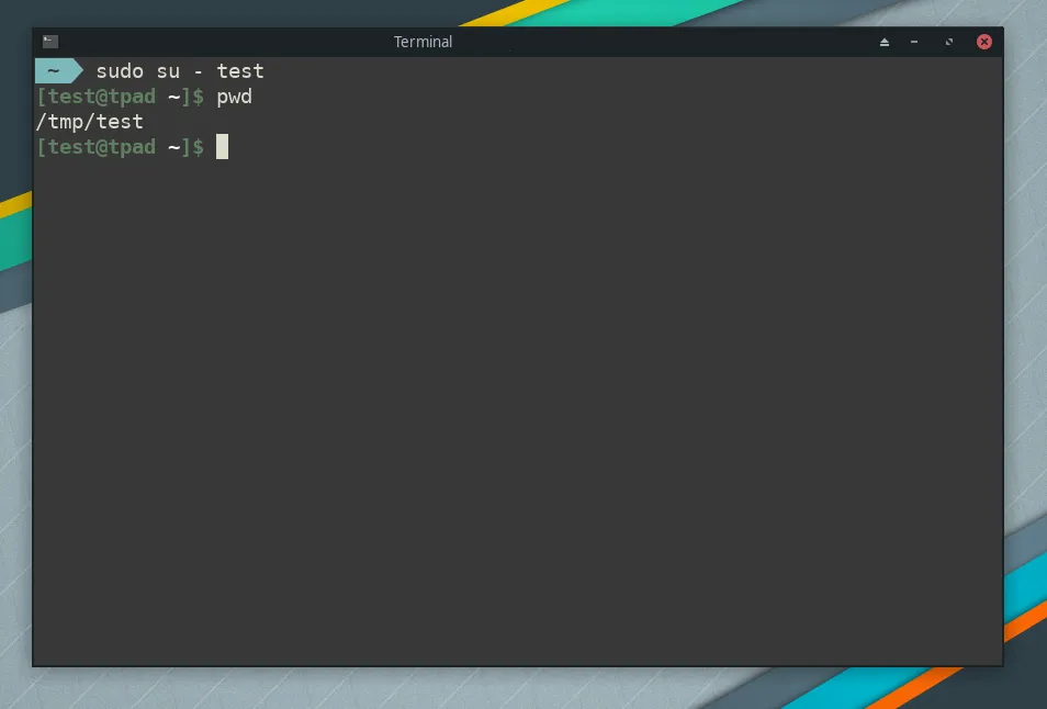 Cambio Utente in Linux